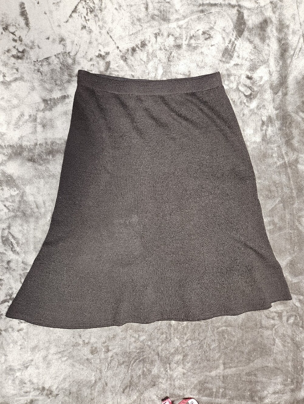 St. John Collection Brown Santana Knit A-Line Skirt 8 Old Money Quiet Luxury